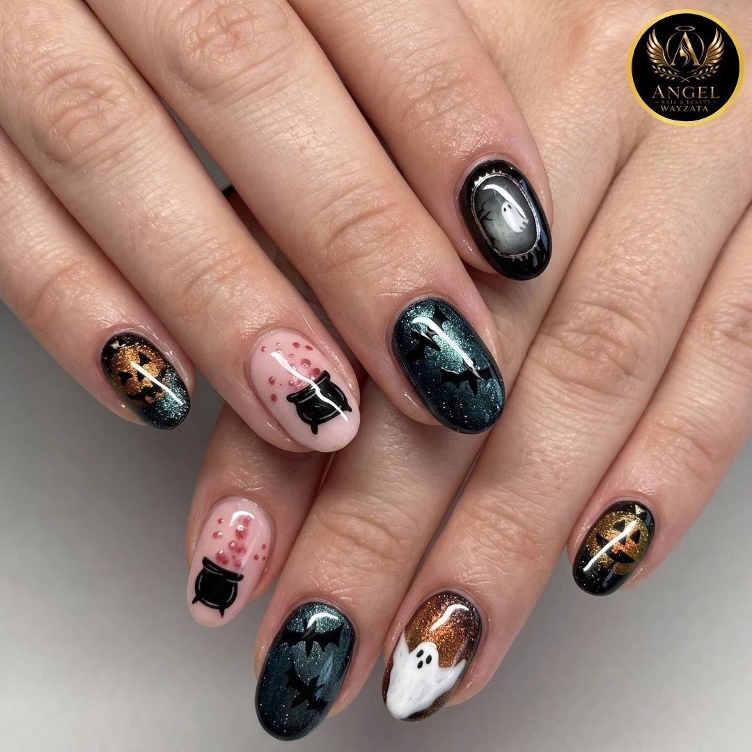 haloween nail ideas